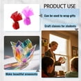 thumbnail image 3 of 20 Pcs Coloured Cellophane Sheets for Crafts Vibrant Colored Plastic Sheets for DIY Arts and Decoration Versatile and Easy to Use, 3 of 5
