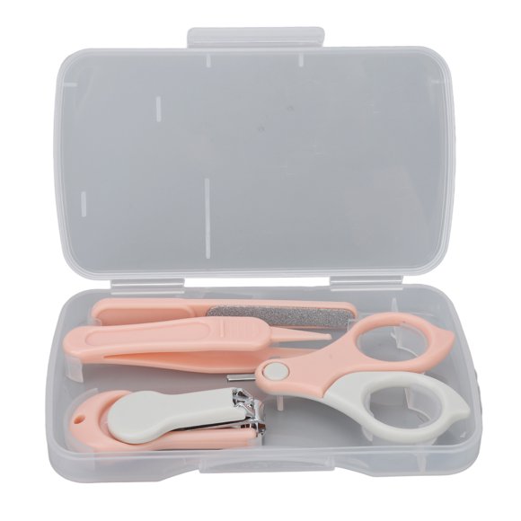 Trousse d'Ongles pour Bébé, Lime à Ongles Mignonne pour Bébé à Affiner pour la Maison pour Tout-Petits Rose
