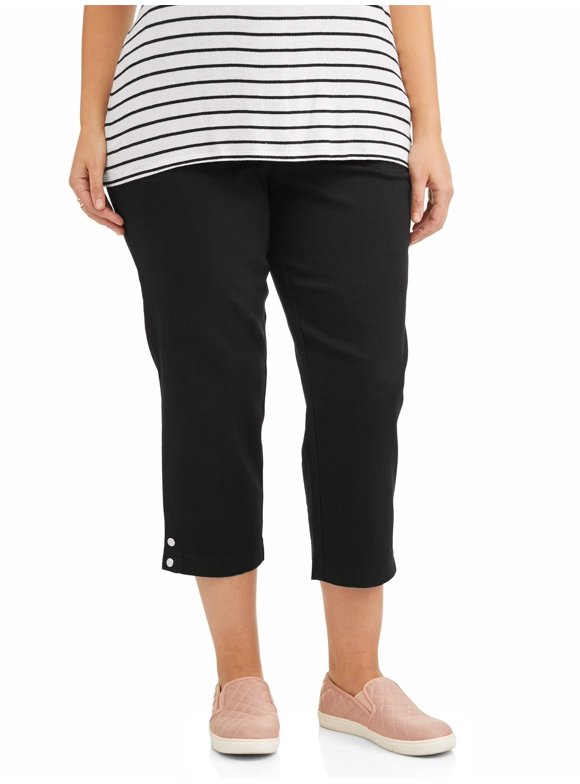 Just My Size Womens Plus Capris