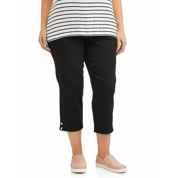 womens pull on crop pants