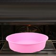 thumbnail image 3 of Minkissy Silicone Baking Dish 1Piece Pink 10Inch Round Shape for Easy Demoulding and Cleaning, 3 of 8