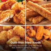Ninja Air Fryer Pro XL 6.5-Qt, 4-in-1, Air Crisp Technology, Nonstick Crisper Plate, AF180 Black
