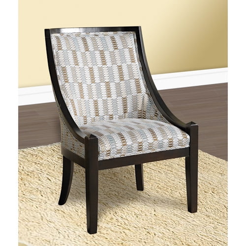 Patterned High Back Accent Chair, Multiple Colors ...