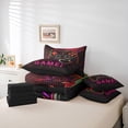 thumbnail image 6 of Castle Fairy Teens Boys Girls Black Red Gamepads 7-Piece Bedding Comforter Set,Video Game King Bedding Sets,Abstract Splash Ultra Soft Bed Sheets,Microfiber Bedroom Decor, 6 of 8