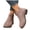 3-Pink, variant on Women's Ankle Boots Chunky Low Heel Chelsea Western Booties Comfort Slip on Suede Fall Work Boots with Side Zipper
