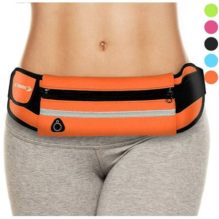 Waist Packs : Best Comfortable Running Belts That Fit ALL Phone Models and Fit ALL Waist Sizes. For Running, Workouts, Cycling, Travelling Money Belt & More. Comes in 5 Stylish (Best Biceps Workout For Size)