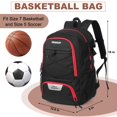 thumbnail image 4 of Mochila deportiva GRANDUP con compartimento para pelotas y zapatos de 28 litros, 4 of 7