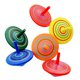 thumbnail image 1 of 5pcs Exquisite Handmade Wooden Spinning Top Toys Multi-color Rotate Funny Gyro for Children Adult Relief Stress Desktop Games5pcs random color He Qiyong unisex, 1 of 1