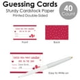 thumbnail image 6 of Big Dot of Happiness Happy Galentine's Day - How Many Candies Valentine's Day Party Game - 1 Stand and 40 Cards - Candy Guessing Game, 6 of 8