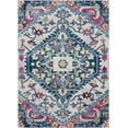 thumbnail image 2 of Well Woven Adeline Bohemian Vintage Medallion Blue Multicolor Area Rug 7'10" x 9'10", 2 of 6