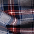 thumbnail image 3 of WREESH Men's Button Down Shirts Fashion Long Sleeve Plaid Dress Shirt with Button Down Collar and Classic Patte Red, 3 of 9