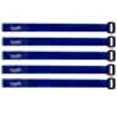thumbnail image 3 of 5 Pcs Hook and Loop Securing Straps Tie Downs Fastening Straps (0.8"x12", Blue), 3 of 5