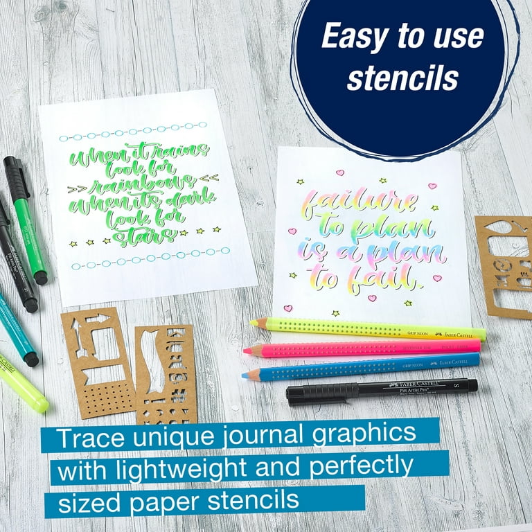 Faber-Castell Pitt Artist Pens, Journaling Art - Calligraphy Pens for  Adults and Beginners 