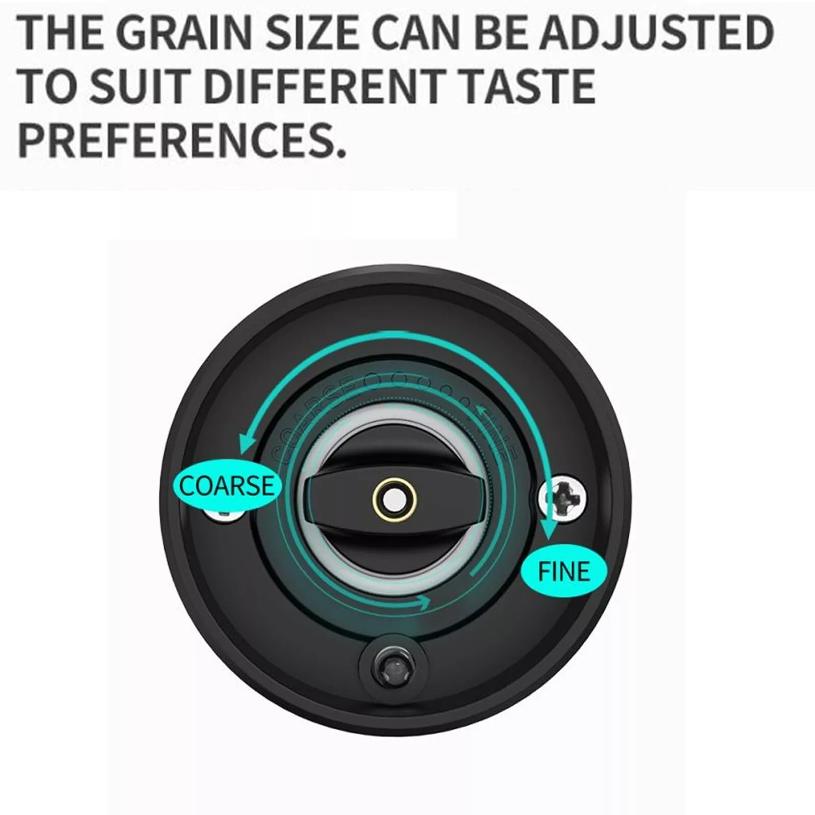 Baotom Electric Salt and Pepper Grinder Set Adjustable Grinding Coarseness Automatic Mill Shaker with LED Light