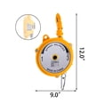 thumbnail image 2 of VEVOR Spring Balancer 2-7lbs (1-3kg) Portaherramientas retráctil 1,5 m de longitud Equilibrador de herramientas con gancho y cuerda de alambre Equilibrador ajustable Retractor Equipo de sujeción colg, 2 of 8