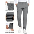 thumbnail image 3 of SPECIAL MAGIC Men's Cargo Hiking Pants Lightweight Quick Dry Water Resistant Jogger Pants with Stretch Fabric and Multi Pockets, 3 of 6