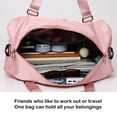 thumbnail image 6 of CXALSSY Duffel Bag, Travel Duffel Bag, Duffel Bags for Traveling, Weekenders and Overnights Bag, Travel Clothes Bag, Travel Saving, Duffel Bag for Sport Gym Camping Beach, 6 of 6