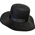 thumbnail image 4 of Large Oversized Round Felt Black Hat for Undertaker Costume L/XL, 4 of 10