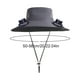 thumbnail image 3 of Sombrero de pesca con ventilador solar ancho para exteriores, sombrero para hombre con ventilador solar, sombreros de pesca con ventilador solar ajustable de 3 velocidades., 3 of 3