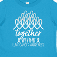 thumbnail image 4 of Inktastic Together, We Fight Lung Cancer Awareness Boys or Girls Toddler T-Shirt, 4 of 5