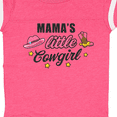 thumbnail image 4 of Inktastic Mamas Little Cowgirl with Cowgirl Hat and Boots Girls Baby Bodysuit, 4 of 5