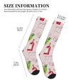 thumbnail image 2 of Compression Socks For Women And Men - Wine Print No.J932 Compression Socks Circulation For Workout, 2 of 2