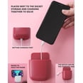 thumbnail image 3 of Remote Holder Wall Mount Remote Organizer Wall Mount Pen Holder for Wall, Adhesive Organizer Media Storage Box, 6-piece Remote Control Phone Pen Organizer, 3 of 7