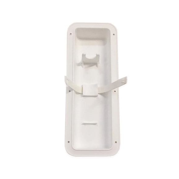 WHITE Fire Extinguisher Wall Mount Pocket Recessed Bracket Holder Hanger Boat RV