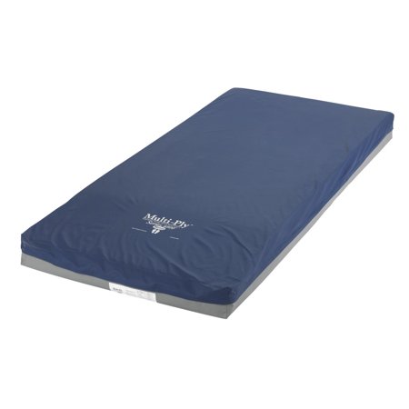 Drive Medical Multi-Ply 6500 Lite Dual Layer Pressure Redistribution Foam Mattress, Elevated Perimeter, 80 inch