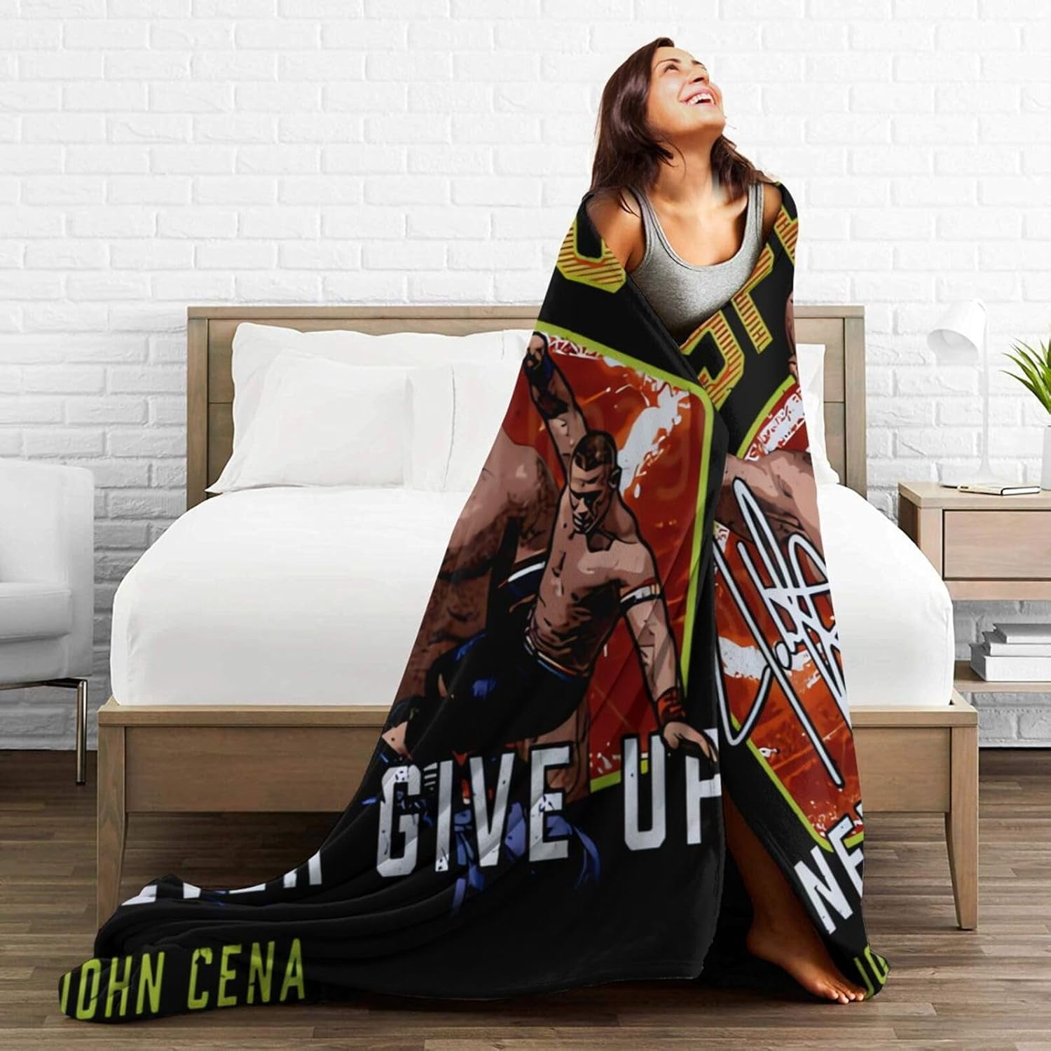 John Boxer Cena Blanket Throw Air Conditioning Blankets Soft Throws for Couch Bed All Seasons Use 40"x30"