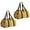 earthy yellow, variant on RANME Heavy Load Capacity Firewood Carrier Bags Set Of Two With Convenient Design