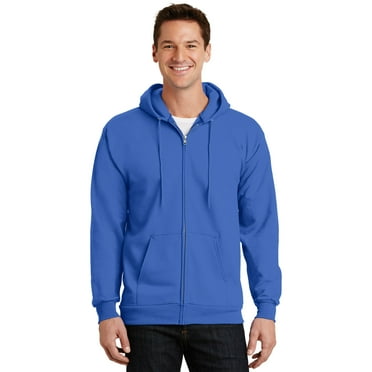 Port & Company Essential Fleece Full-Zip Hooded Sweatshirt