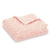 Swirl Plush Blanket, Pink