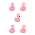 thumbnail image 1 of Cateissary Flamingo Decor Rosa Plástico Ligero Alta Impermeable Aplicación exquisita Chic Amplia aplicación Decoraciones para pasteles Type2 NO2, 1 of 6