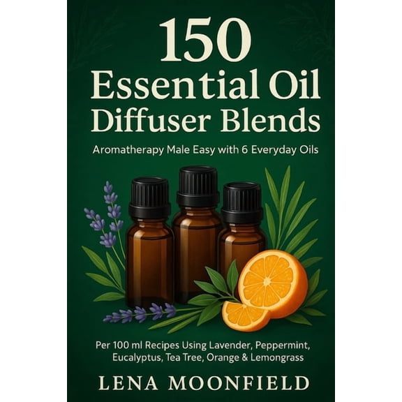150 Essential Oil Diffuser Blends: Aromatherapy Made Easy with 6 Basic Oils   Optional Enhancers, (Paperback)