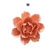 thumbnail image 2 of Wosthever Flores de cerámica, flor tridimensional, artesanías para colgar en la pared, sala de estar, arte de negocios, decoración, Mural de Decoración del hogar Naranja Medio, 2 of 6
