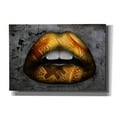 thumbnail image 1 of Epic Graffiti 'Bitcoin Lipstick' by Canvas Wall Art, 26"x18", 1 of 2