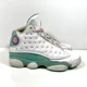 thumbnail image 1 of Ni - ke Ni - ke Girls Air Jordan 13 439358-100 White Basketball Shoes Sneakers Size 5Y W6.5, 1 of 5