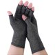 thumbnail image 1 of 1 Pair of Fingerless Arthritis Compression Gloves Rheumatoid Osteoarthritis Wrist Support - Relieve Hand Pain (S, Grey), 1 of 5