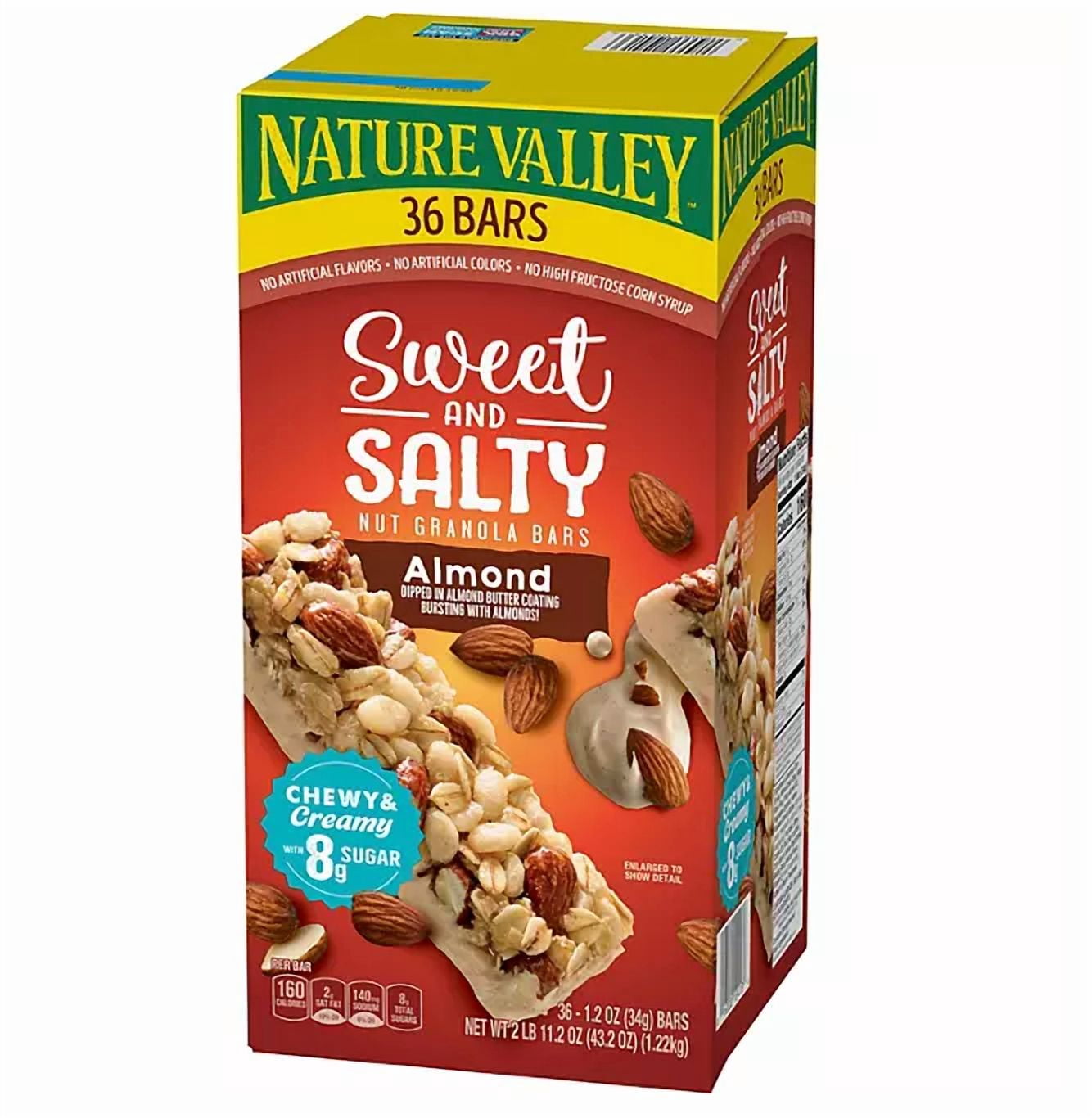 Nature Valley Sweet and Salty Nut Almond Granola Bars, 36 ct.