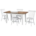 thumbnail image 5 of TMS Mayview Farmhouse 5-Piece Dining Set, Driftwood and White, 5 of 7