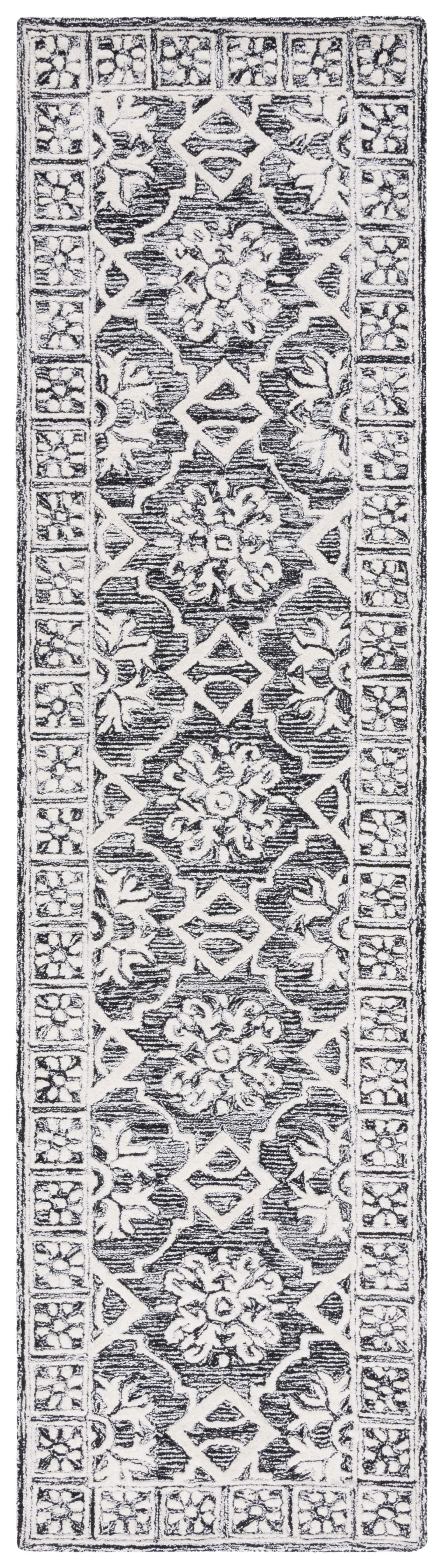 Safavieh Metro Donella Medallion Runner Rug, Black/Ivory, 2'3" x 9'