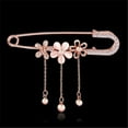 thumbnail image 2 of Alfileres De Broche De , Joyería De Alfiler De Solapa De Cristal, Alfiler De Seguridad De Broche De Flor Para Mujeres Niñas D Salvador broche de seguridad, 2 of 10