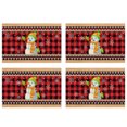 thumbnail image 1 of Mantel Individual navideño de lino, mantel individual aislante con decoración de tela para muebles, mantel individual antisuciedad occidental, 1 of 6
