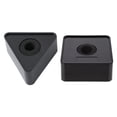 thumbnail image 4 of Miangastore 2pcs Portable Triangle Square Cube Interview Mic Logo Mic Flag Station Logos, 4 of 9