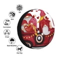 thumbnail image 4 of Susaid Truck With Gnomes Print Tire Covers,Waterproof Anti-UV Snow Sun Rain Tire Covers for RV,Truck, SUV, Trailer, Camper-17 inch, 4 of 6