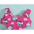 thumbnail image 3 of Maillot de Bain une-Pièce pour Bébé Fille, Imprimé Crème Glacée, Bikini, Tenue de Plage, Été, Rose Rouge, 3 of 6