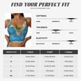 thumbnail image 5 of Pofeuu Earth View World Map Print Sports Bra for Women Sexy Vest Yoga Running Gym Fitness Crop Bras Tops-Medium, 5 of 8