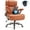 Gold Brown, variant on WOSDOM Big and Tall Office Chair 700lbs, Large High Back Executive Chair with Extra Wide Seat, Heavy Duty Rocking Computer Chair, 3D Flip Arms, Adjustable Lumbar Support, Brown