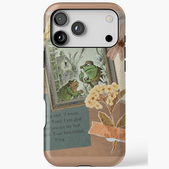 Frog And Toad Best Friends Story Art iPhone Case 17 to 11 Pro Max